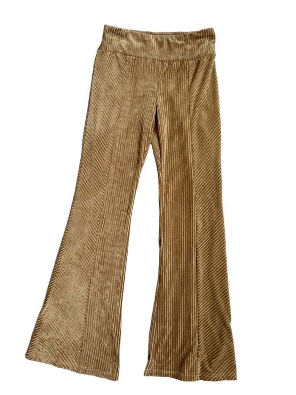 No Boundaries Women's Ribbed Flare Pants